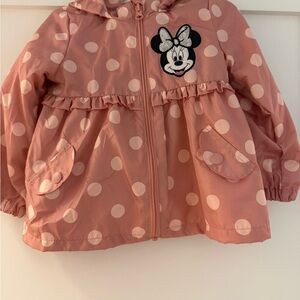Disney Pink Polka Dot Minnie Hooded Jacket